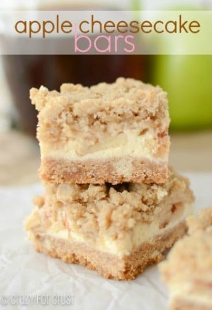 Apple Cheesecake Bars