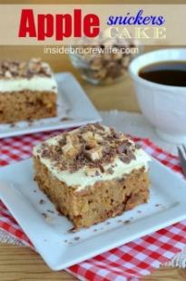 Apple Snickers Cake