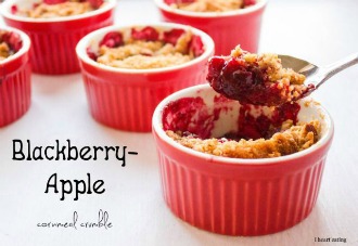 Blackberry Apple Cornmeal Crumble