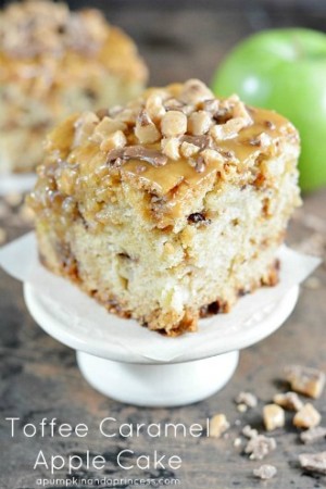 Toffee Caramel Apple Cake