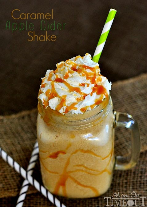 Caramel Apple Shake | MomOnTimeout.com