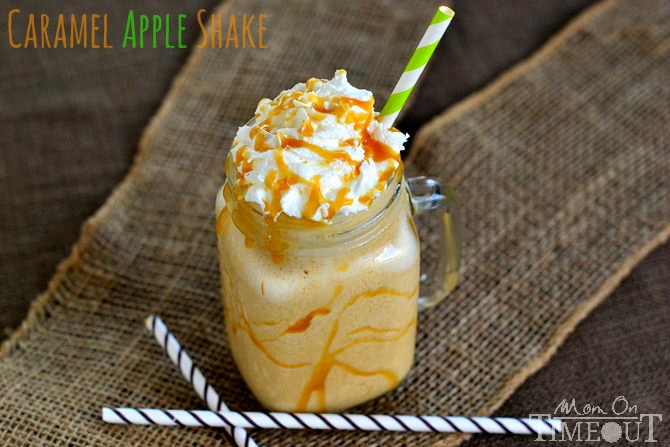 Caramel Apple Shake | MomOnTimeout.com