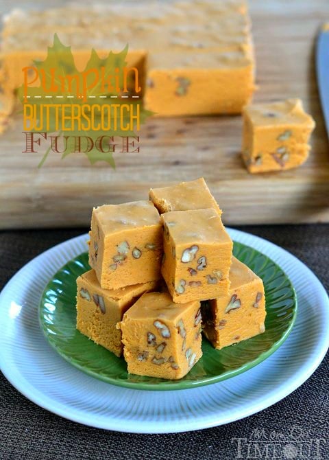 Pumpkin Butterscotch Fudge | MomOnTimeout.com #pumpkin #fudge Pumpkin Butterscotch Fudge | MomOnTimeout.com #pumpkin #fudge