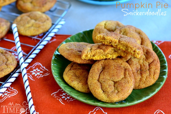Pumpkin Pie Snickerdoodles