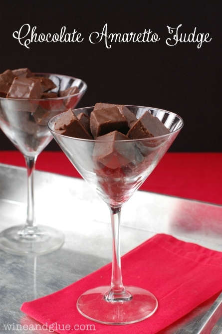 Chocolate Amaretto Fudge