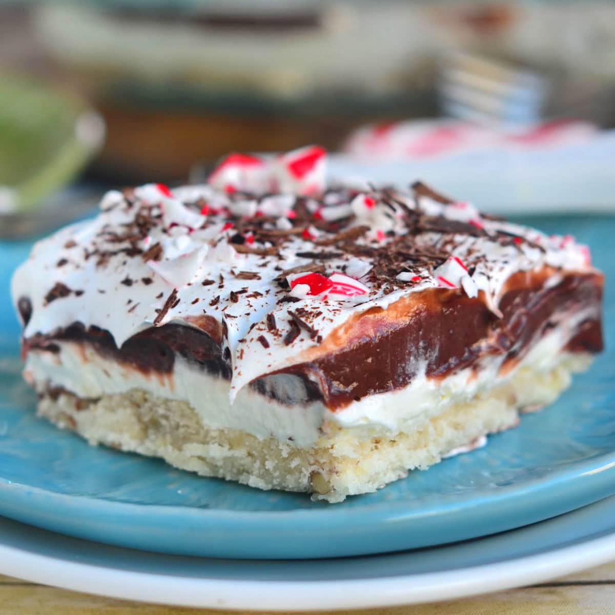 Chocolate Peppermint 4 Layer Dessert