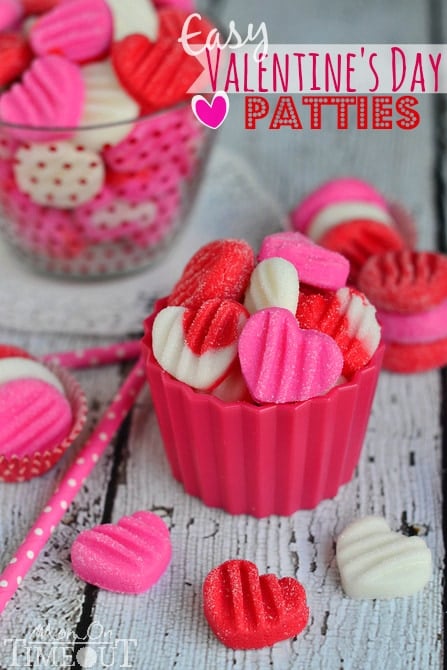 Celebrate the sweetness of Valentine's Day with these Easy Valentine's Day Patties - you choose the flavor! | MomOnTimeout.com Celebrate the sweetness of Valentine's Day with these Easy Valentine's Day Patties - you choose the flavor! | MomOnTimeout.com