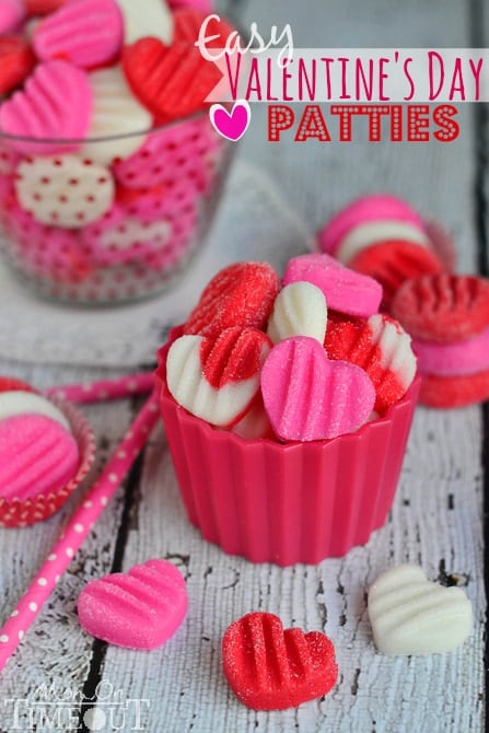 Celebrate the sweetness of Valentine's Day with these Easy Valentine's Day Patties - you choose the flavor! | MomOnTimeout.com