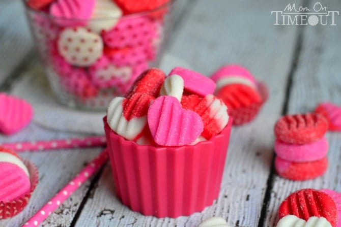 Celebrate the sweetness of Valentine's Day with these Easy Valentine's Day Patties - you choose the flavor! | MomOnTimeout.com Celebrate the sweetness of Valentine's Day with these Easy Valentine's Day Patties - you choose the flavor! | MomOnTimeout.com