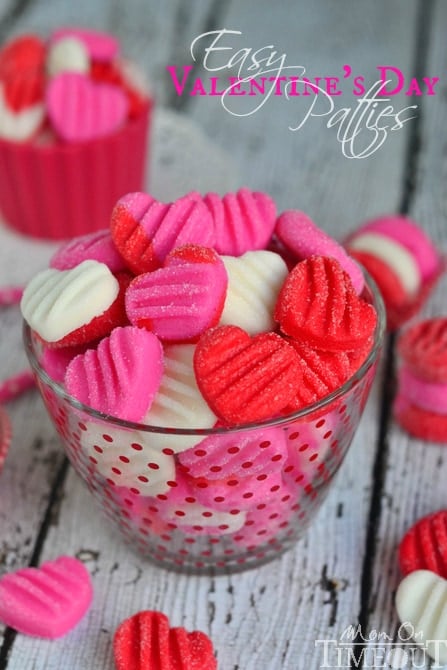 Celebrate the sweetness of Valentine's Day with these Easy Valentine's Day Patties - you choose the flavor! | MomOnTimeout.com Celebrate the sweetness of Valentine's Day with these Easy Valentine's Day Patties - you choose the flavor! | MomOnTimeout.com