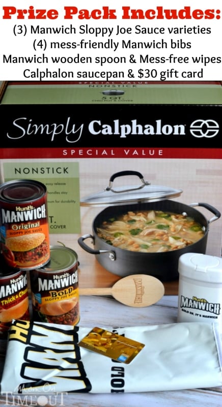 Manwich Prize Pack Giveaway at MomOnTimeout.com Ends 2/10/14