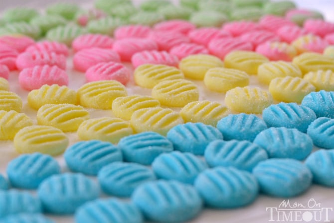 Pretty Pastel Mint Patties are perfect for Easter and Spring! | MomOnTimeout.com