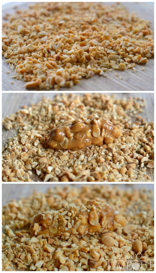 No-Bake, Easy, Totally Nutty Peanut Butter Candy Bars | MomOnTimeout.com