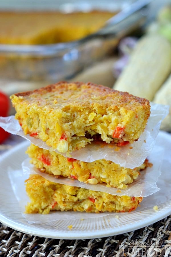 Perfectly moist and bursting with fresh flavor, this cornbread really is The Best Cheesy Mexican Cornbread! | MomOnTimeout.com #ad