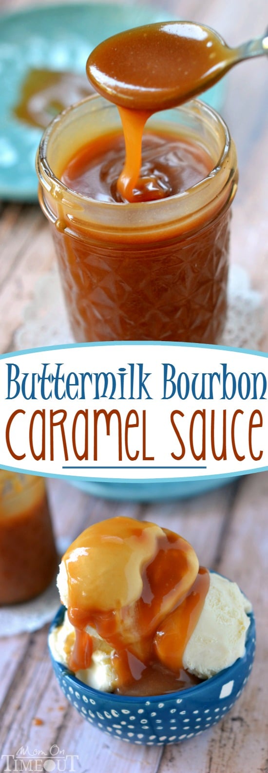 You may never buy caramel sauce again after you make this incredible Buttermilk Bourbon Caramel Sauce - bourbon optional! A delicious and easy topping for all things dessert!