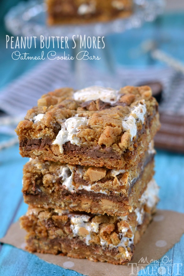 Reeses Peanut Butter Smores Oatmeal Cookie Bars Mom On Timeout Reeses Peanut Butter Smores Oatmeal Cookie Bars Mom On Timeout