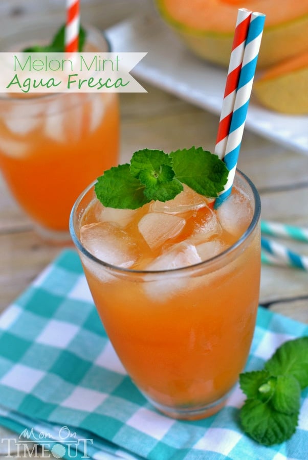 melon mint agua fresca