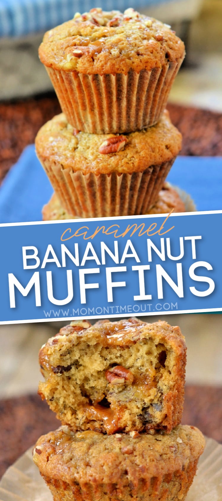 Caramel Banana Nut Muffins Mom On Timeout