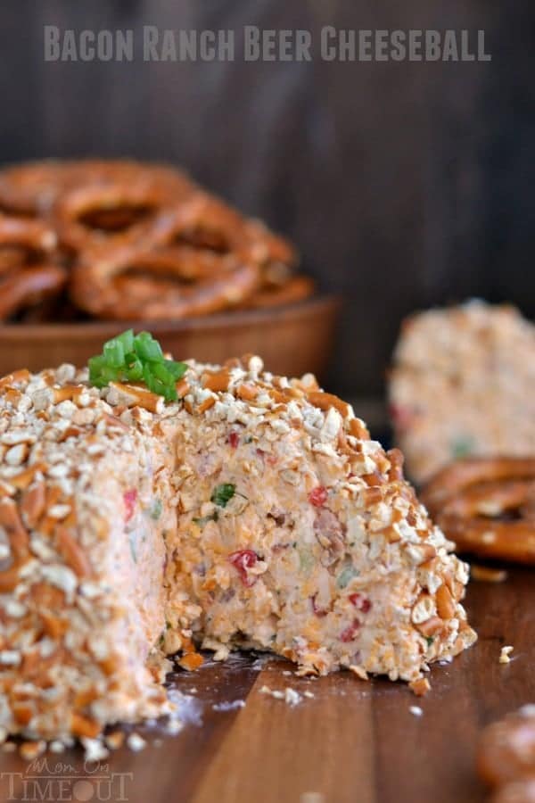 Without a doubt, this is what you want to serve at your next party. This Bacon Ranch Beer Cheeseball will blow any other appetizer you've ever had out of the water. It's just that good. 