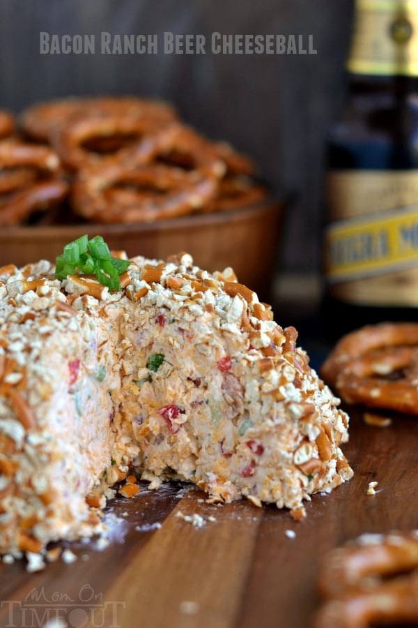 Without a doubt, this is what you want to serve at your next party. This Bacon Ranch Beer Cheeseball will blow any other appetizer you've ever had out of the water. It's just that good. 