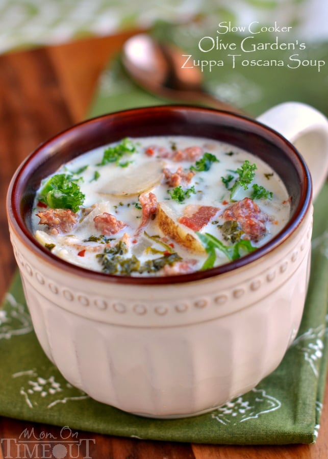 Slow Cooker Olive Garden Zuppa Toscana - Mom On Timeout