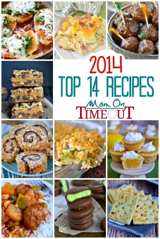 The Most Popular Recipes on Mom On Timeout for 2014!! | MomOnTimeout.com| #roundup #recipe