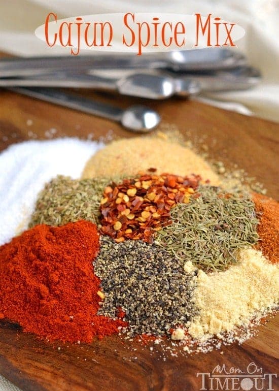 Add bold seasoning and flavor to just about any dish with this fantastic Cajun Spice Mix! | MomOnTimeout.com | #spicy #recipe #diy #spice