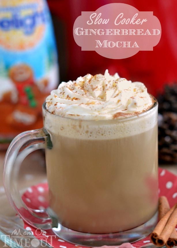 Slow Cooker Gingerbread Mocha - Mom On Timeout