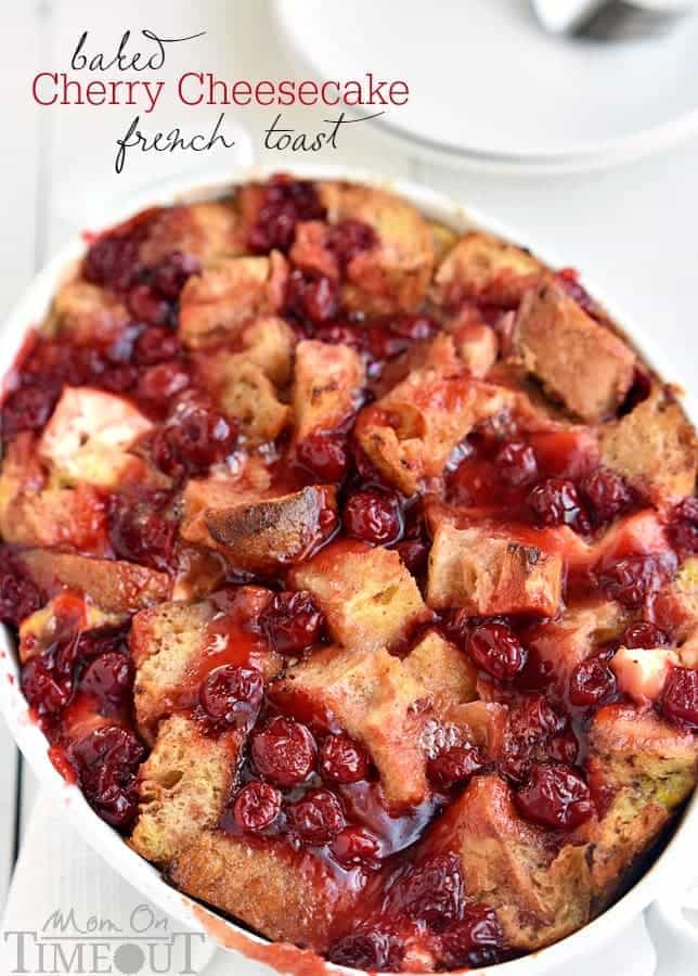 Breakfast Cherry Cheesecake French Toast Breakfast Cherry Cheesecake French Toast Pancakes l Homemade Recipes //homemaderecipes.com/holiday-event/18-recipes-for-national-cherry-cheesecake-day