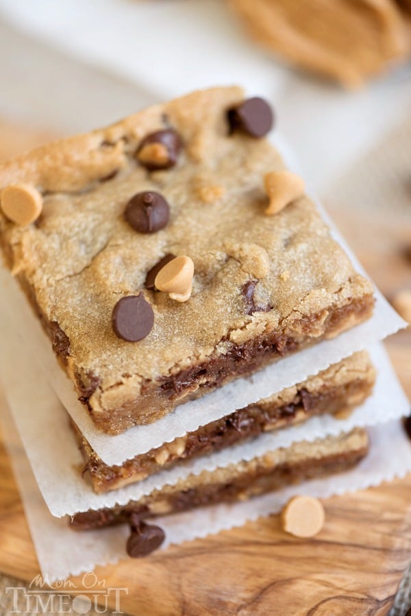 Peanut Butter Chocolate Chip Brownies {Mom on Timeout}