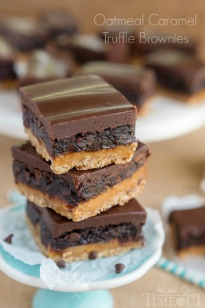 oatmeal-caramel-truffle-brownies