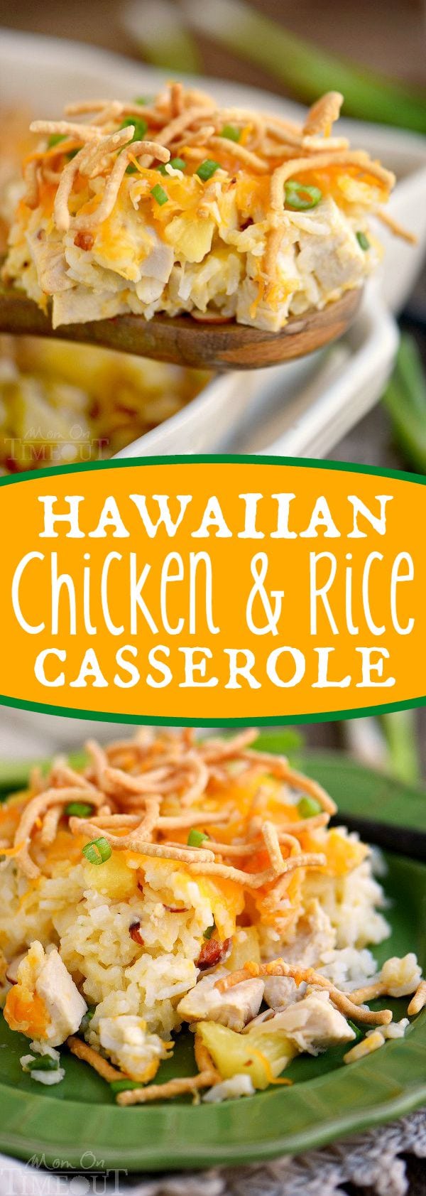 Get ready for a new favorite recipe - Hawaiian Chicken and Rice Casserole! An easy weeknight dinner that uses ingredients you probably already have in your pantry! 