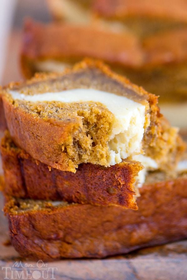 pumpkin cheesecake banana bread