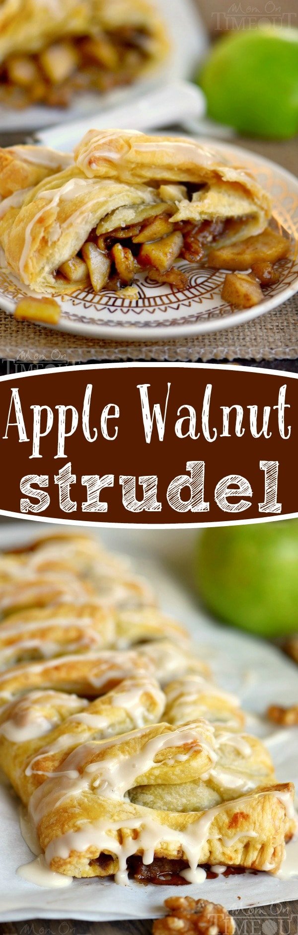 This easy Apple Walnut Strudel is the BEST way to wake up this fall! Perfect for breakfast, brunch or even dessert, this sweet treat is impossible to resist!