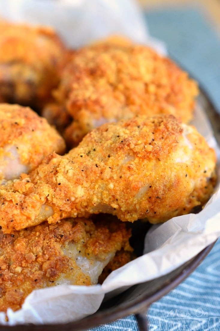 oven fried chicken leg thighs