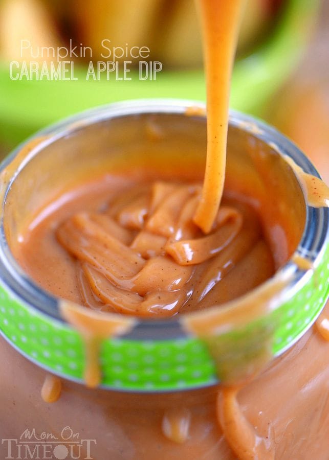 Pumpkin Spice Caramel Apple Dip