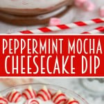 layered-pepermint-mocha-cheesecake-dip-collage