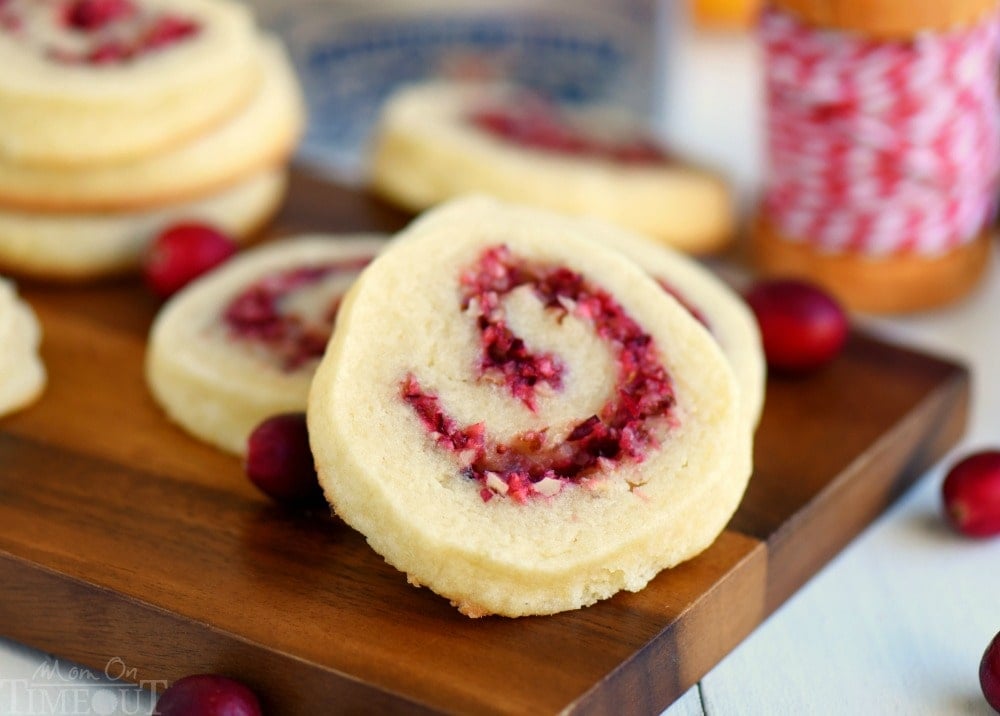 These delightful Cranberry Pecan Pinwheel Cookies are bound to become a new favorite for your family! So easy to make and packed with the refreshing flavors of cranberries, orange, and pecans!