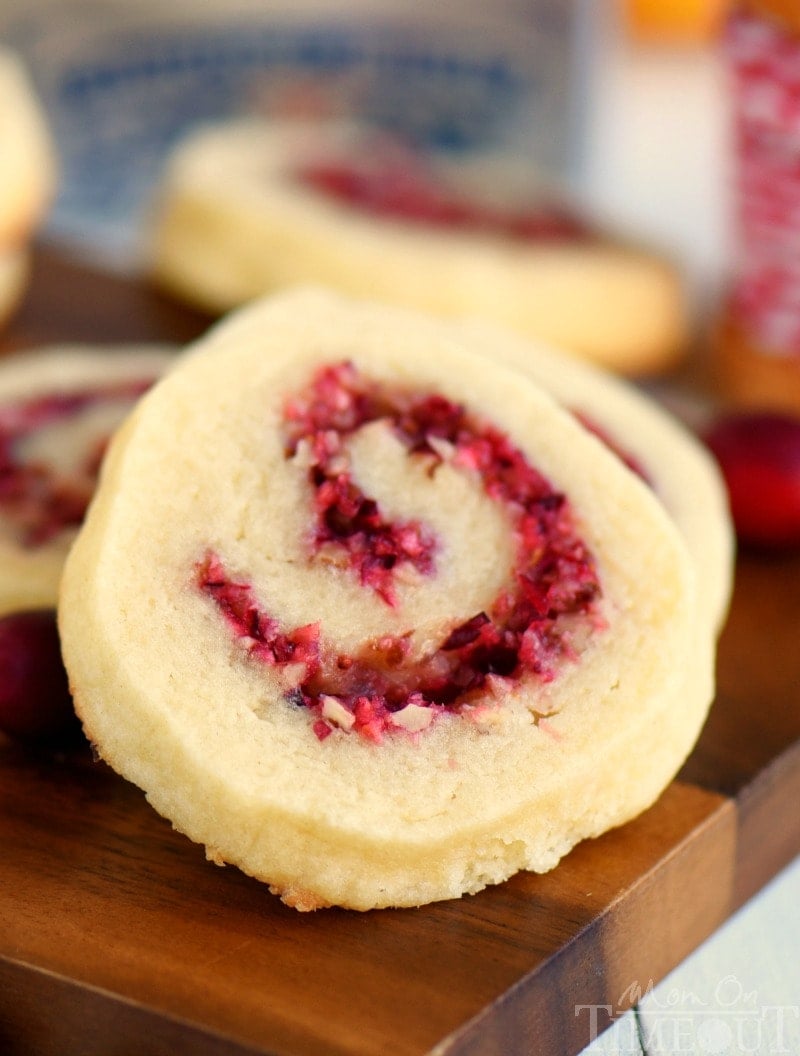 These delightful Cranberry Pecan Pinwheel Cookies are bound to become a new favorite for your family! So easy to make and packed with the refreshing flavors of cranberries, orange, and pecans!