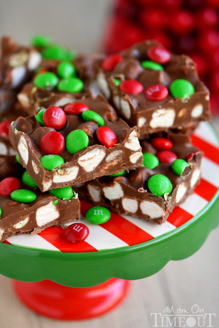 These M&M's Marshmallow Dream Bars are as easy as 1-2-3 and will disappear just that quickly. Made with just a handful of ingredients, no bake, five minutes max - these bars are most definitely what dreams are made of! An easy dessert recipe that is just perfect for the holidays!