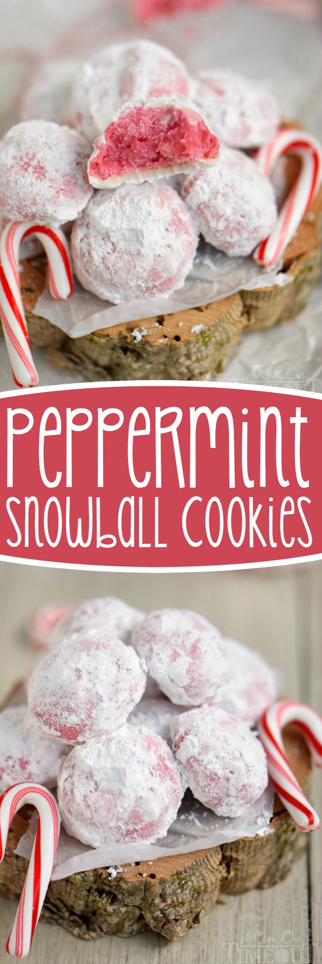 peppermint-snowball-cookie-recipe-collage