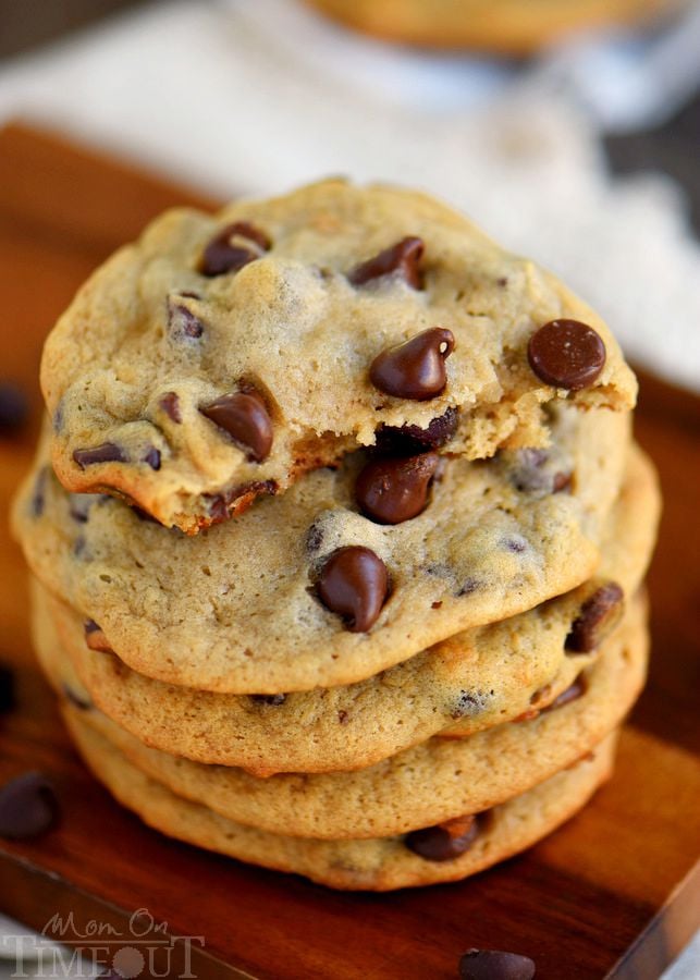 Throwing out ripe bananas is a serious no-no in my book. Don't do it! Make cookies instead! These Easy Chocolate Chip Banana Cookies are sure to become a new favorite - so soft and delicious, they're impossible to resist!