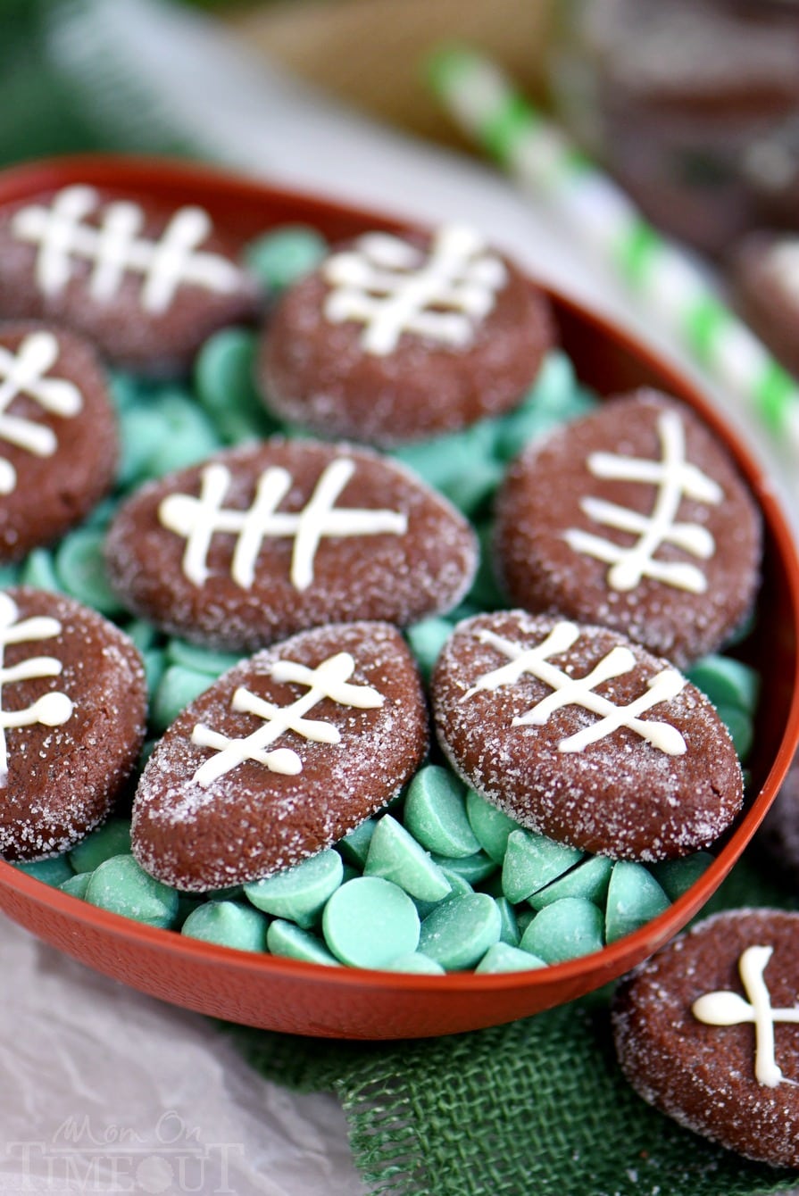 Sweet and easy Chocolate Football Patties are the PERFECT addition to your game day celebration! Delicious and fun - this game day treat will always be a top pick!