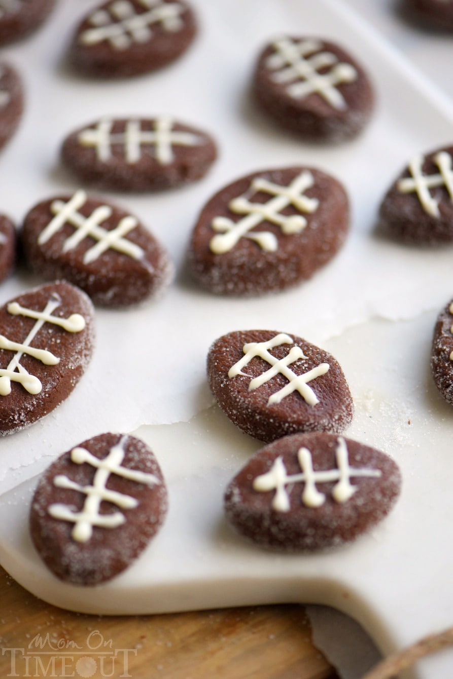 Sweet and easy Chocolate Football Patties are the PERFECT addition to your game day celebration! Delicious and fun - this game day treat will always be a top pick!