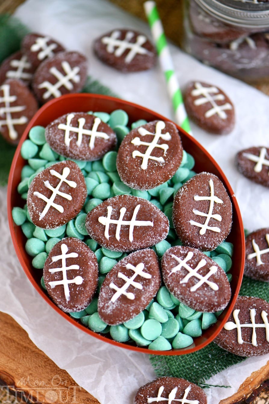 Sweet and easy Chocolate Football Patties are the PERFECT addition to your game day celebration! Delicious and fun - this game day treat will always be a top pick!