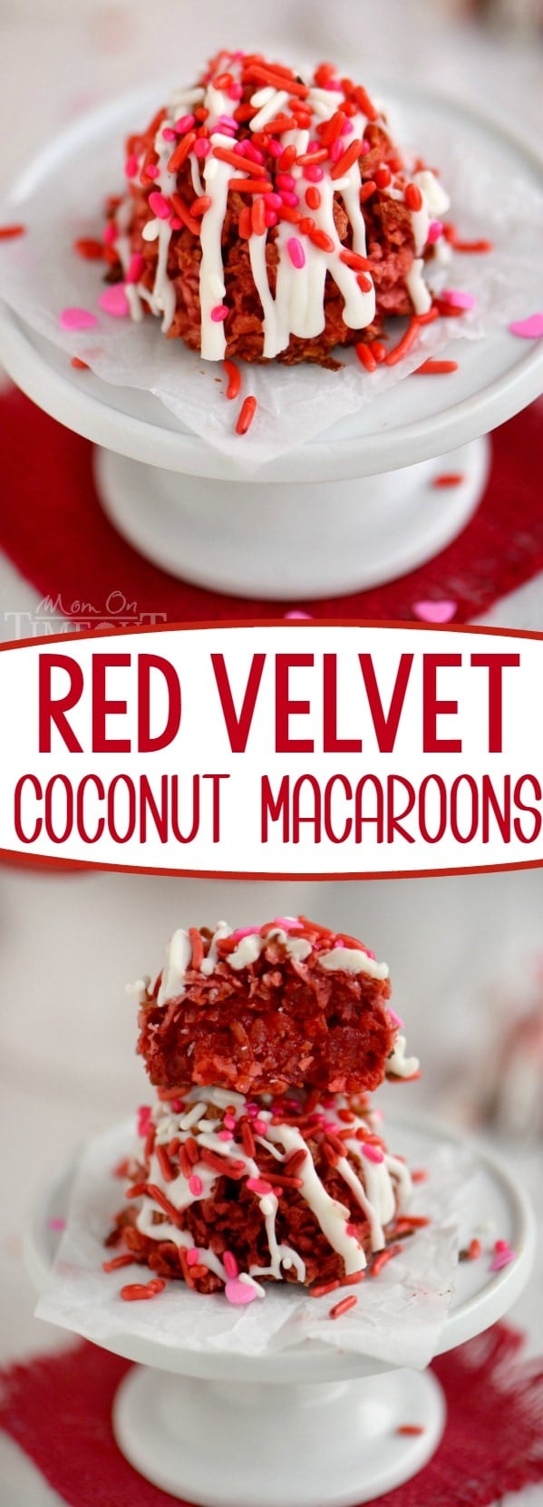 red-velvet-coconut-macaroons-recipe-collage