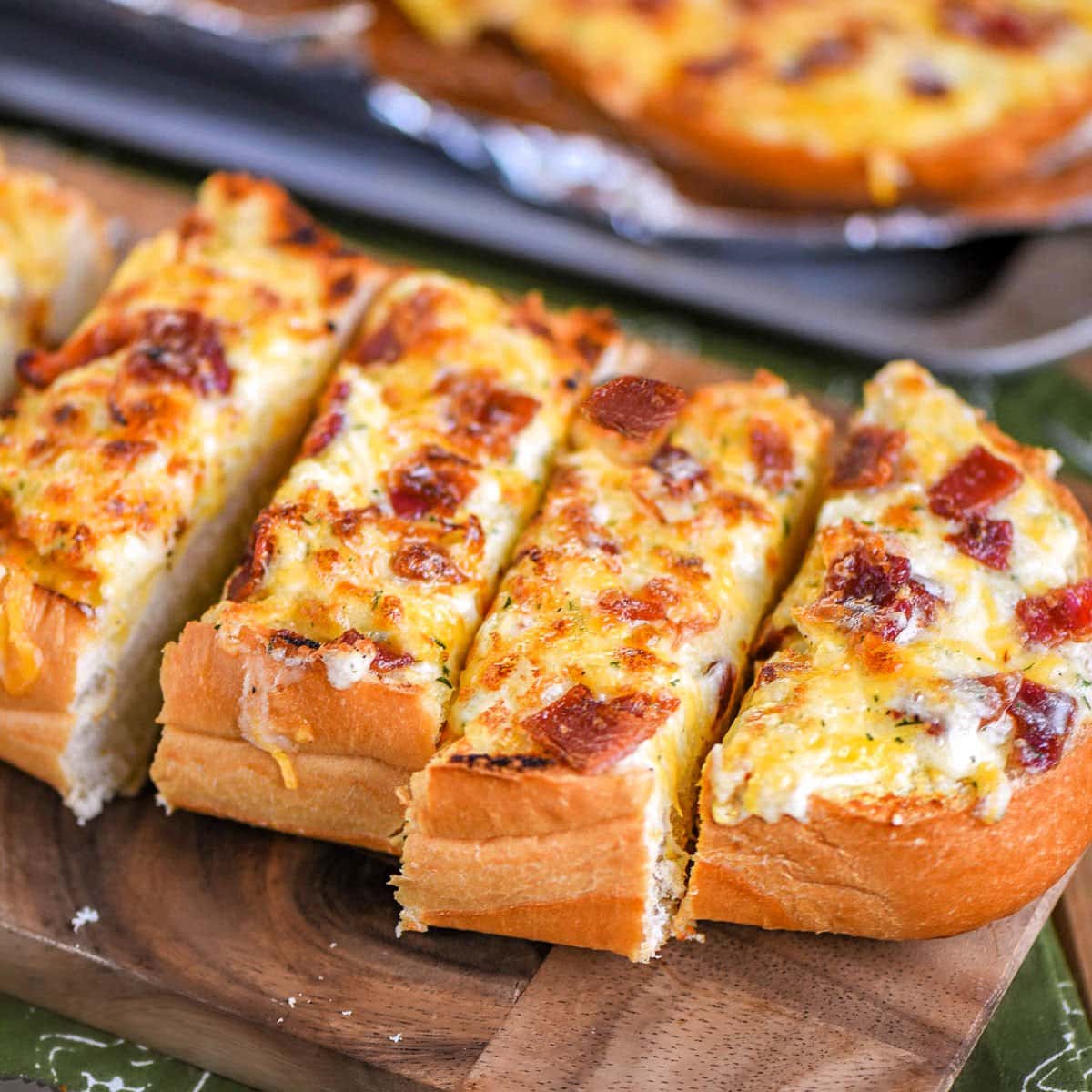 Bacon Ranch Cheesy Bread