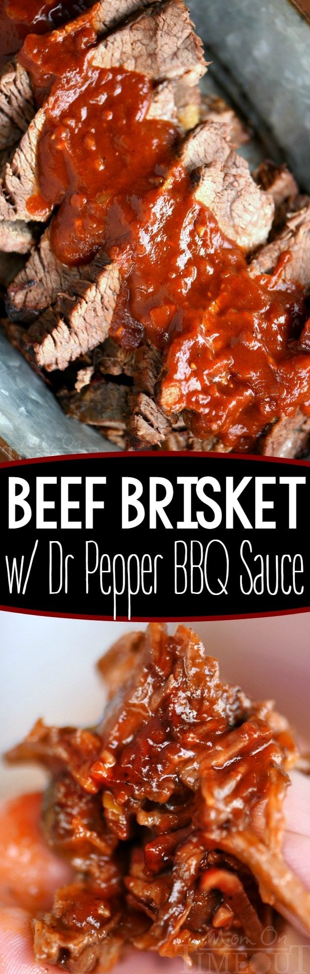 Your new favorite - Beef Brisket with Dr Pepper Barbecue Sauce! Feeding a crowd? Look no further for the perfect recipe to serve up from your grill! The Dr Pepper Barbecue Sauce is going to blow your mind! The perfect dinner recipe for your next BBQ or party!