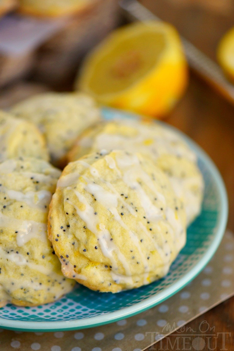 Lemon lovers look no further for your new favorite lemon dessert! These Glazed Lemon Poppy Seed Cookies are the perfect combination of sweet and tart! An exceptionally easy cookie recipe that you're going to LOVE!