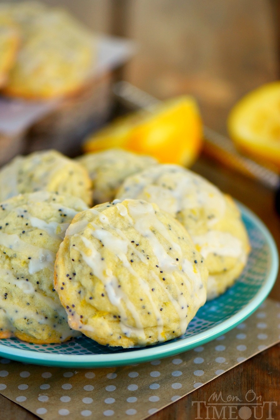 Lemon lovers look no further for your new favorite lemon dessert! These Glazed Lemon Poppy Seed Cookies are the perfect combination of sweet and tart! An exceptionally easy cookie recipe that you're going to LOVE!